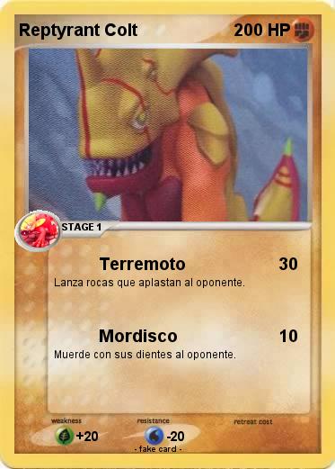 Pokemon Reptyrant Colt