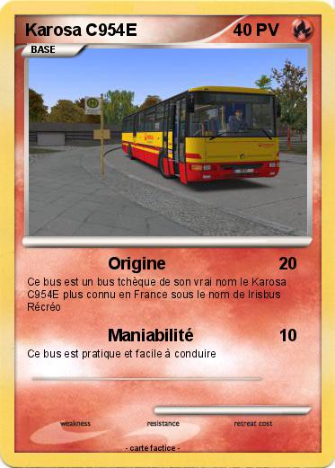 Pokemon Karosa C954E