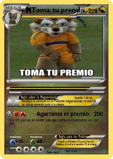 Pokemon Toma tu premio