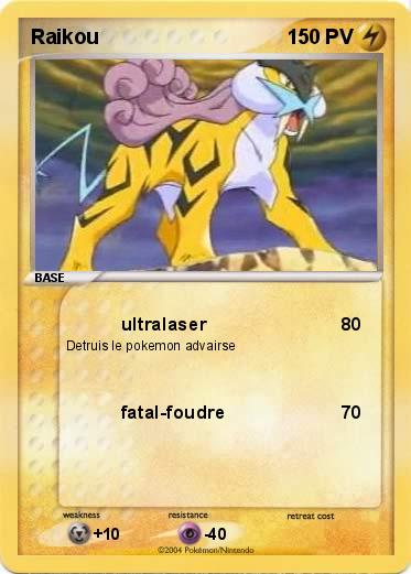Pokemon Raikou