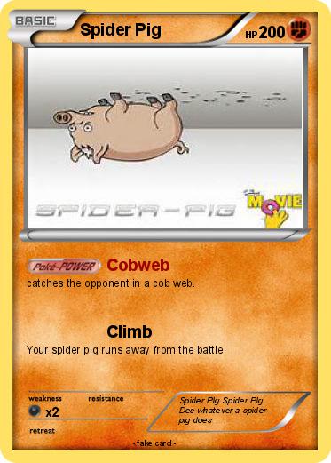 Pokemon Spider Pig