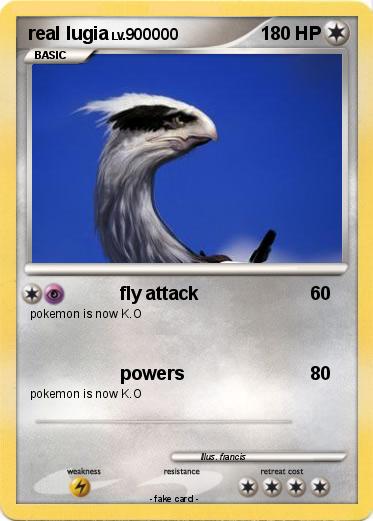 Pokemon real lugia