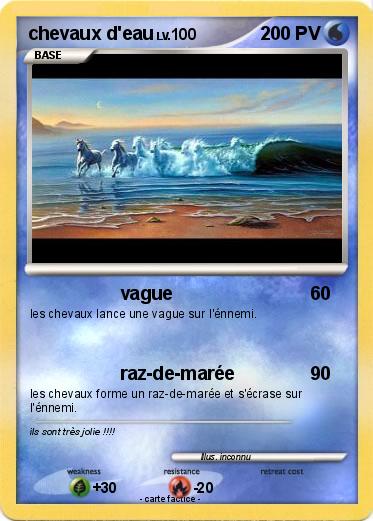Pokemon chevaux d'eau
