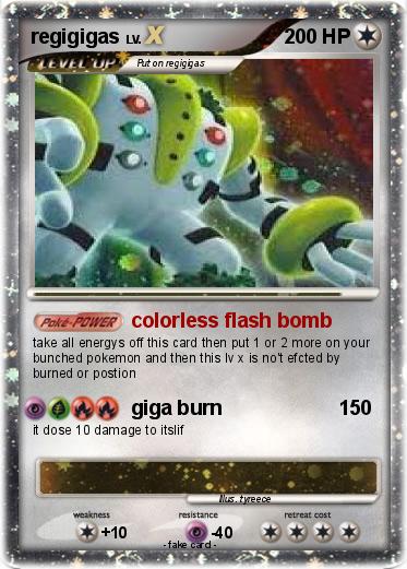 Pokemon regigigas