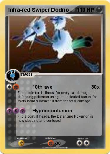 Pokemon Infra-red Swiper Dodrio