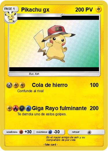 Pokemon Pikachu gx