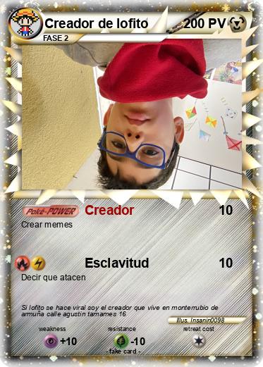 Pokemon Creador de lofito