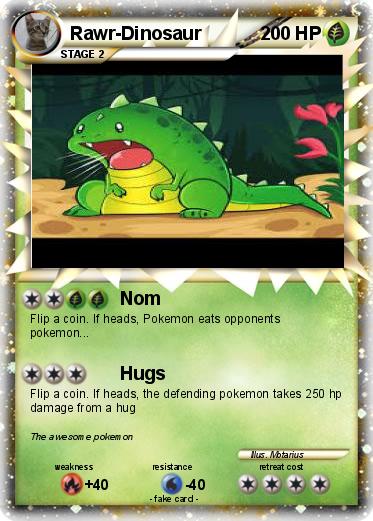 Pokemon Rawr-Dinosaur