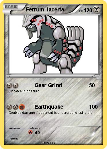 Pokemon Ferrum  lacerta