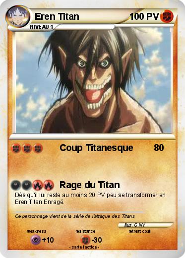 Pokemon Eren Titan