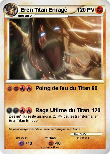 Pokemon Eren Titan Enragé