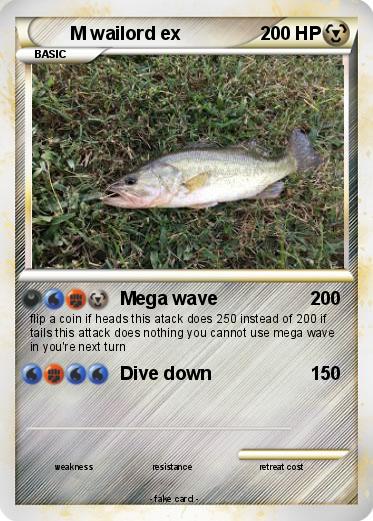 Pokemon M wailord ex
