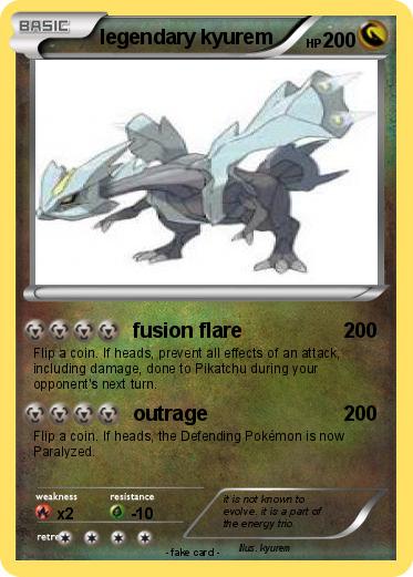 Pokemon legendary kyurem