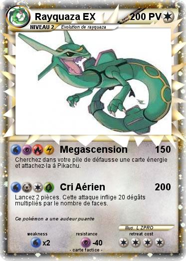 Pokemon Rayquaza EX