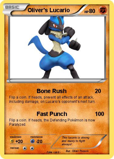 Pokemon Oliver's Lucario