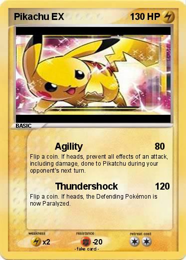 Pokemon Pikachu EX