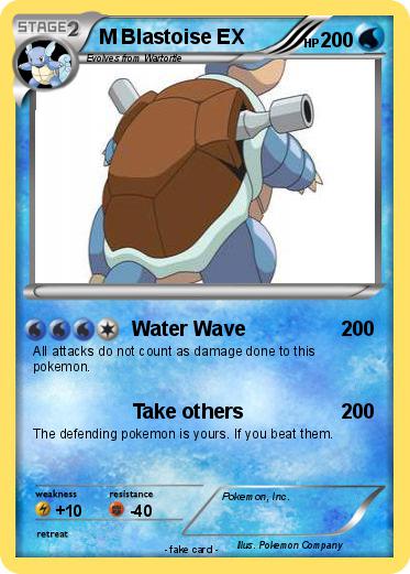 Pokemon M Blastoise EX