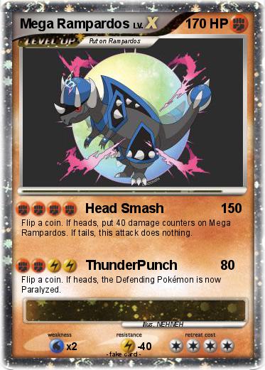 Pokemon Mega Rampardos