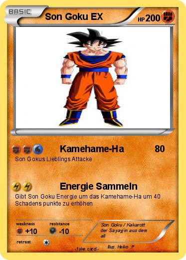 Pokemon Son Goku EX