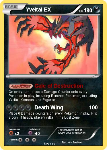 Pokemon Yveltal EX