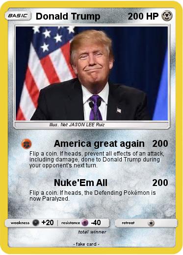Pokemon Donald Trump