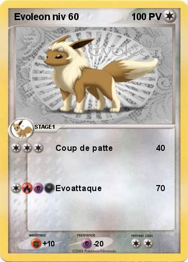 Pokemon Evoleon niv 60