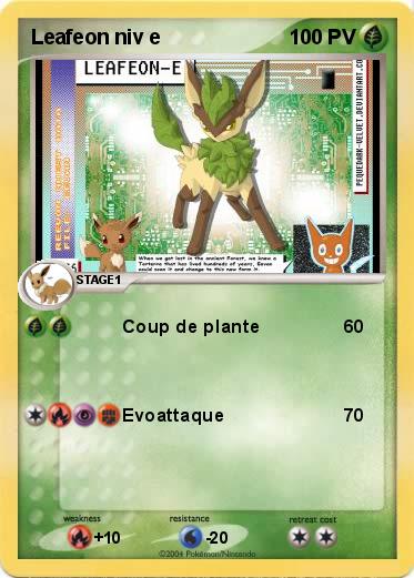 Pokemon Leafeon niv e