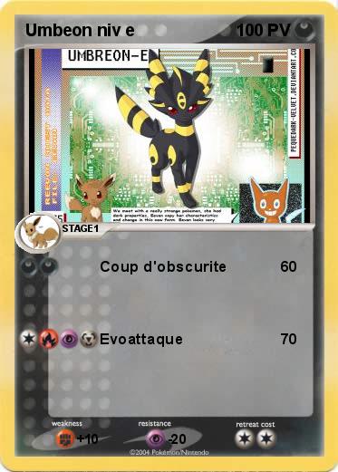 Pokemon Umbeon niv e