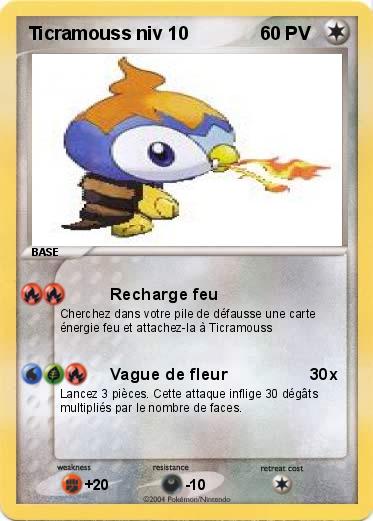 Pokemon Ticramouss niv 10