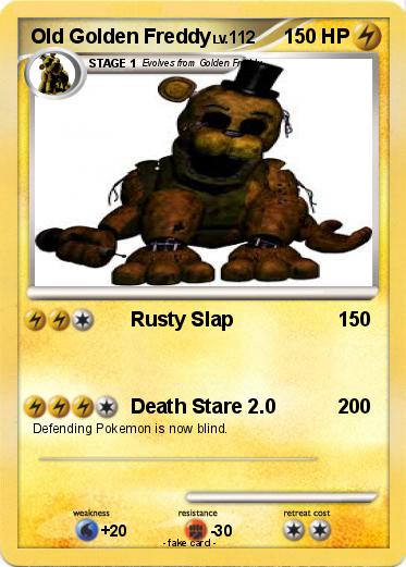 Pokemon Old Golden Freddy