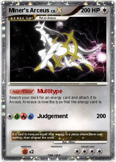 Pokemon Miner's Arceus