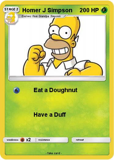 Pokemon Homer J Simpson