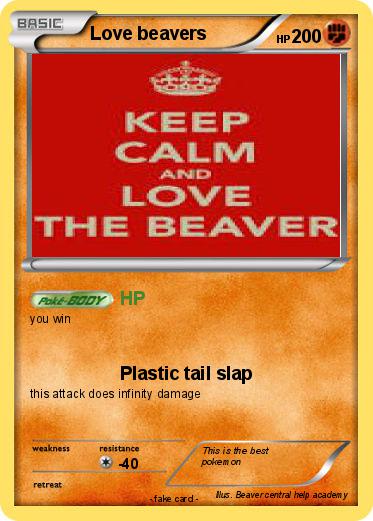 Pokemon Love beavers