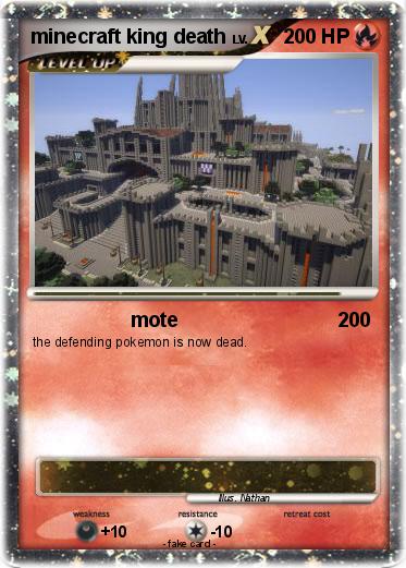 Pokemon minecraft king death