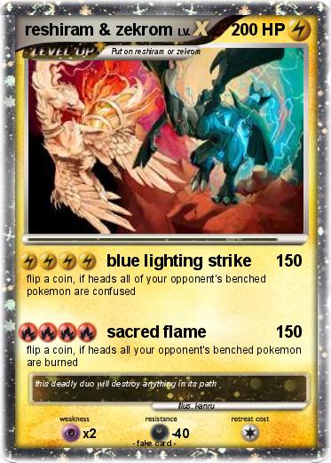 Pokemon reshiram & zekrom