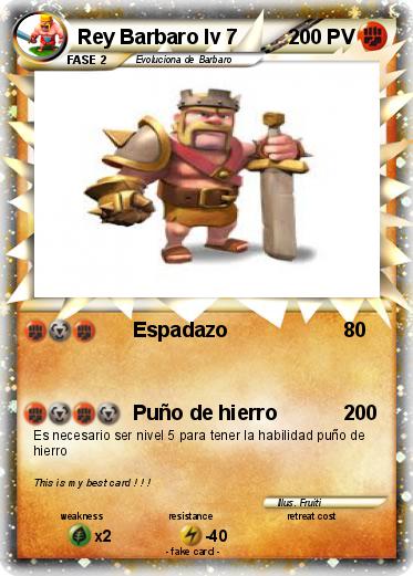 Pokemon Rey Barbaro lv 7