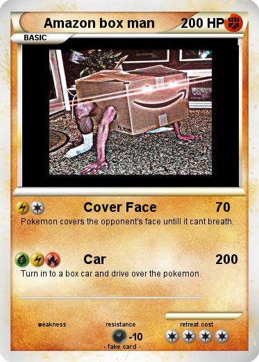 Pokemon Amazon box man