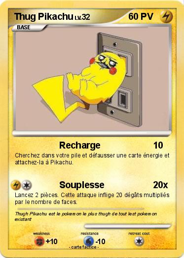 Pokemon Thug Pikachu