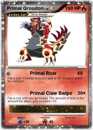 Pokemon Primal Groudon