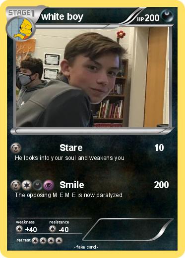 Pokemon white boy