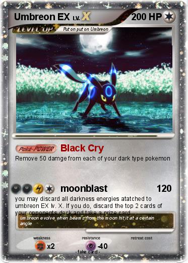 Pokemon Umbreon EX
