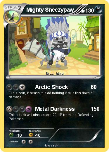 Pokemon Mighty Sneezypaw