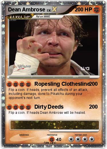 Pokemon Dean Ambrose
