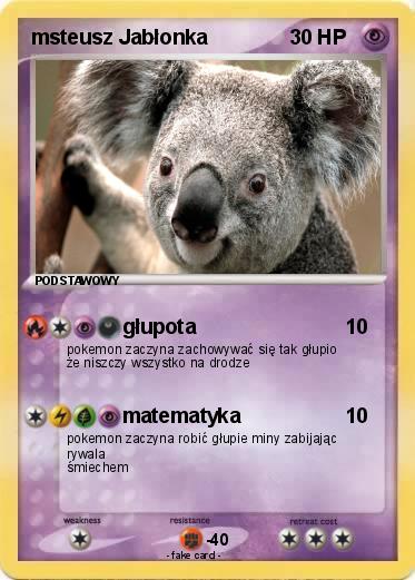 Pokemon msteusz Jabłonka