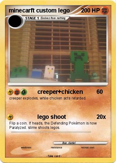 Pokemon minecarft custom lego