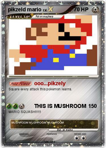 Pokemon pikzeld mario