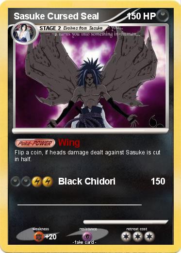 Pokemon Sasuke Cursed Seal