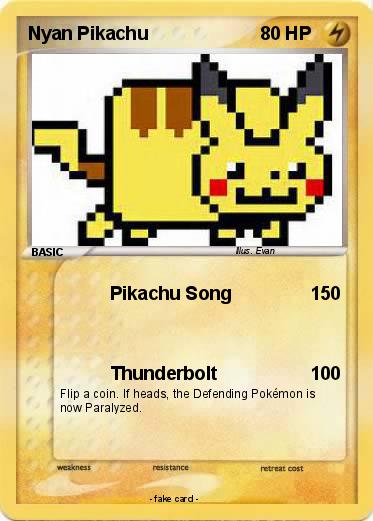 Pokemon Nyan Pikachu