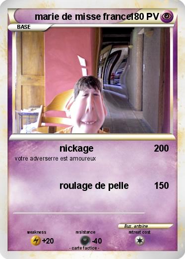 Pokemon marie de misse france