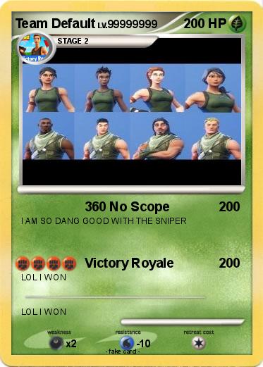 Pokemon Team Default